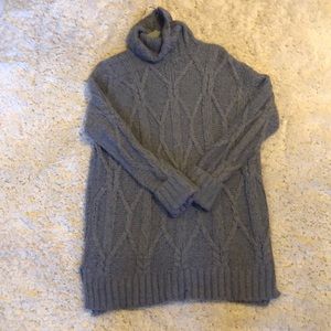 Warm turtleneck dress